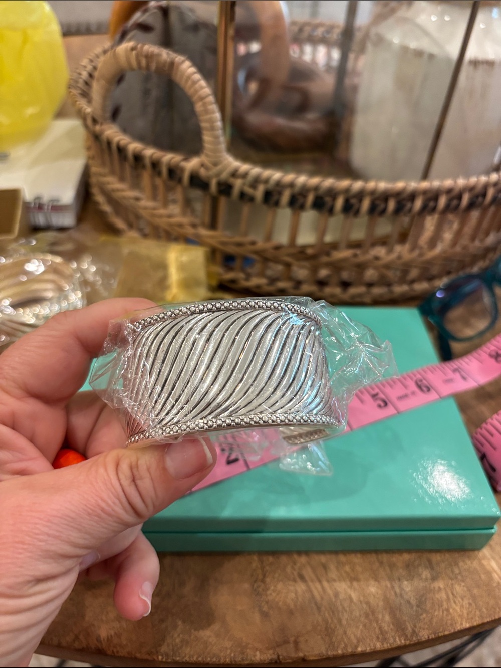 Silver plated bracelet